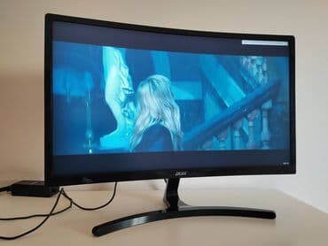 povezivanje ugradne rerne i ploce: Acer Zakrivljen Monitor Nitro 144Hz Acer zakrivljen monitor ED242QR — 3