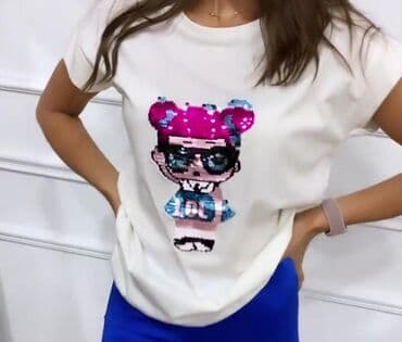 M, Pamuk, bоја - Bela