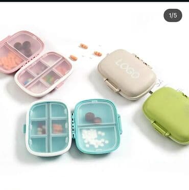 Medicinska odeća: Organizer za lekove Na stanju boje plava zelena roze bela Od svake — 1