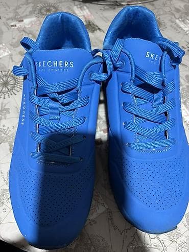 nike patike jordan: Skechers patike – plave. Dva puta ako su obuvene. - Model sa — 2