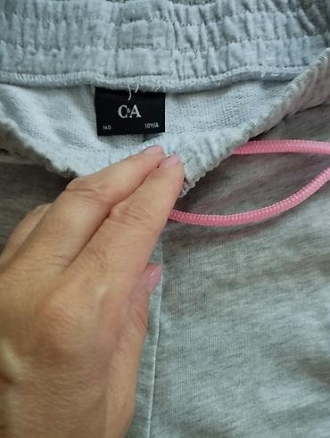 adidas trenerka type 1: Komplet dečjih šorceva – veličina 140 (10Y) - Siva trenerka-šorts — 2