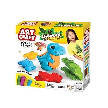 kalup za cipele deichmann: ArtCraft Testo za igru – 3D Dinosaurusi, 200 g (šifra: 035490-10-100) — 1