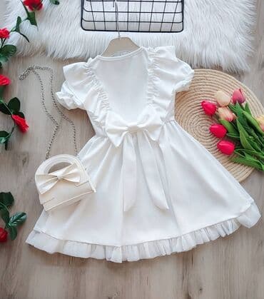 Dečija odeća: 🤍BELE I PASTELNE haljinice za devojčice🤍 👗 Nežne, romantične i udobne — 6