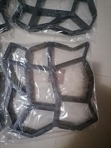 crni parkside alat: Plastični kalup za beton – šablon za izradu staza i pločnika - — 3