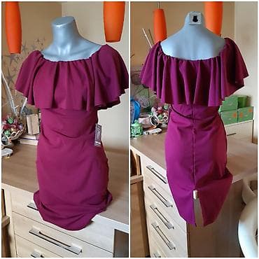 Muška obuća: Haljina PRONTO MODA – Made in Italy - Boja: tamno ciklama/bordo - — 2