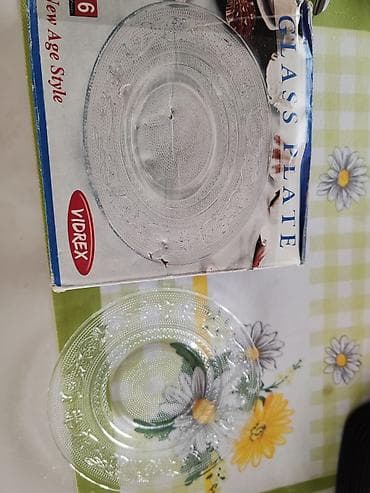 Stakleni tanjiri – set od 6 komada, Vidrex “Glass Plate” 6 tanjira 600