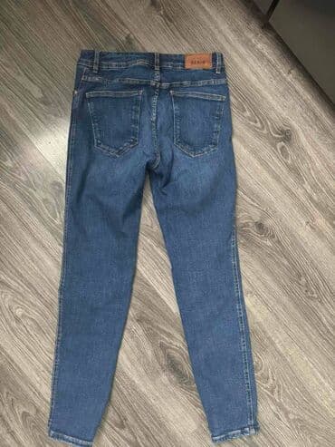pantalone 38: Denim farmerke, veličine 29. Imaju 2% elastina, poluobim struka 38 cm — 3