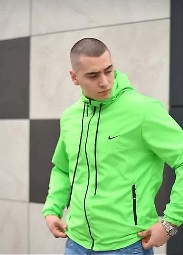 Muška sportska jakna sa kapuljačom – neon zelena - Lagan na lalafo.rs Muška sportska jakna sa kapuljačom – neon zelena - Lagan