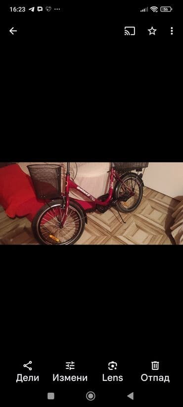sintisajzer sa mikrofonom za decu: Zenski bicikl malo vozen — 2