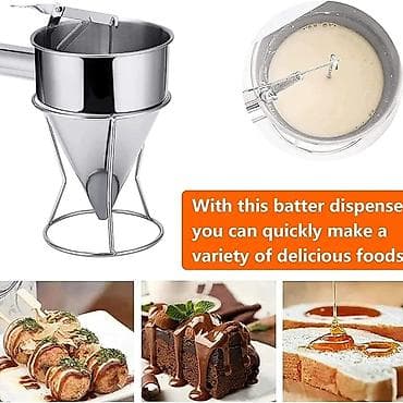 prekrivaci za decu: Juxiong/Akee dozator testa za kolače od nerđajućeg čelika.  — 4