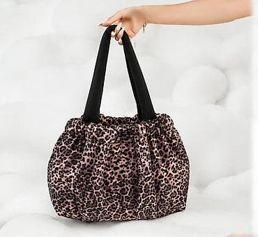 prodaja perlica: Ženska torba – leopard print - Model: mekana tote/šoper torba - — 4