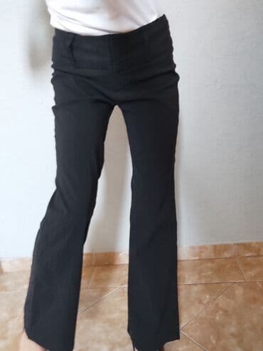 muske pantalone svecane: S (EU 36), Visok struk, Zvoncare — 3