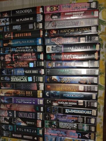 Kasete, CD i DVD: VHS filmovi 300din komad
