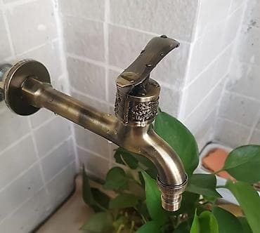 postava za kaput: ZIDNA SLAVINA ZA DVORIŠTE / BAŠTU – RETRO BRONZA ✅ OPIS: Kvalitetna — 3