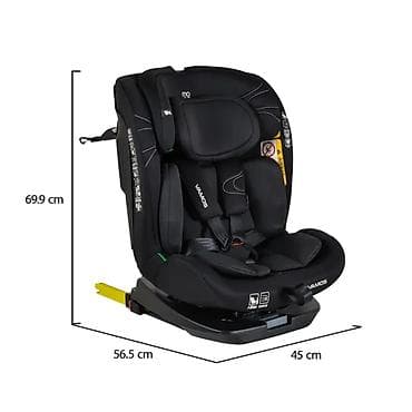 Autosedišta: Moni Auto sedište za decu Vamos 40–150 cm – Intence Black (šifra — 2