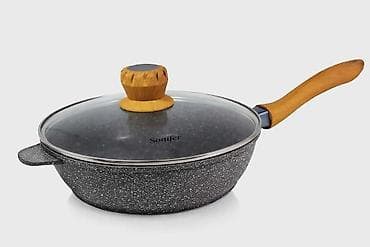 Alati i mašine: Tiganj Sonifer SF-1102, prečnik 24 cm - Duboki tiganj od livenog — 1