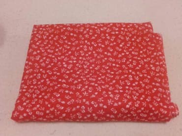 Cotton, Floral, color - Red at lalafo.rs Cotton, Floral, color - Red