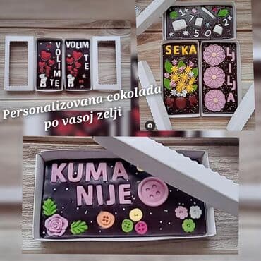 Konditorski proizvodi, slatkiši: Predstavljamo personalizovanu čokoladu, idealan poklon za svaku