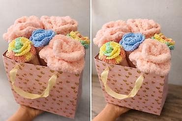 Heklane ruže. Unikatni poklon za 8. mart ili znak pažnje dragoj osobi na lalafo.rs Heklane ruže. Unikatni poklon za 8. mart ili znak pažnje dragoj osobi