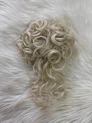 lil solid cena: Umetak/punđa od kovrdžave kose – sintetički pramenovi na elastičnoj — 7