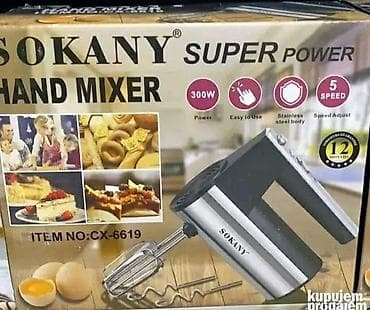 katanac cena: Sokany Super Power ručni mikser snage 300W idealan je za svakodnevnu — 2