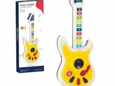 Muzicka igracka gitara za decu sa zvucnim i svetlosnim efektima Dečja na lalafo.rs Muzicka igracka gitara za decu sa zvucnim i svetlosnim efektima Dečja