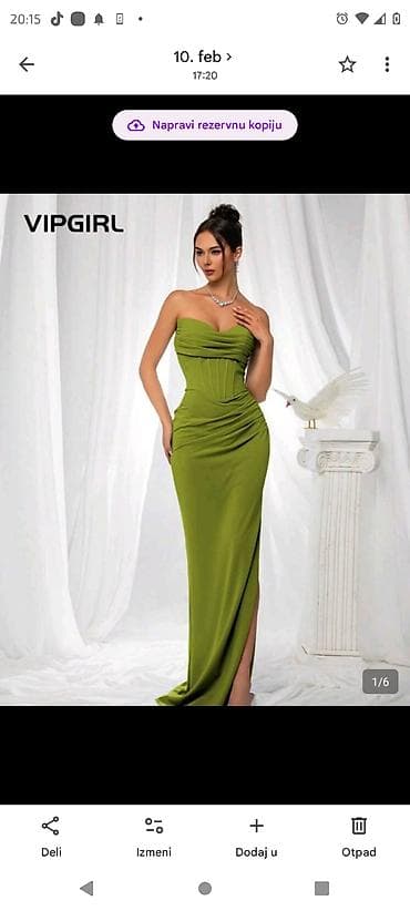 mona svecane haljine 2022: Elegantna duga večernja haljina – VIPGIRL - Model: uska silueta sa — 1