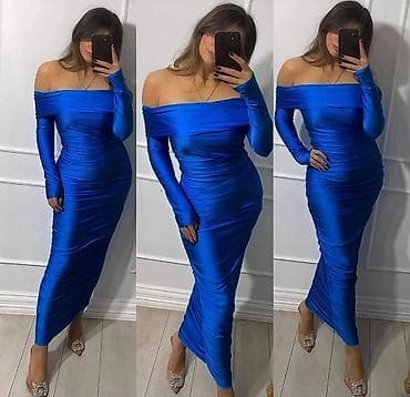 sandale metro: Elegantna midi haljina sa golim ramenima - Kroj: uska silueta koja — 4