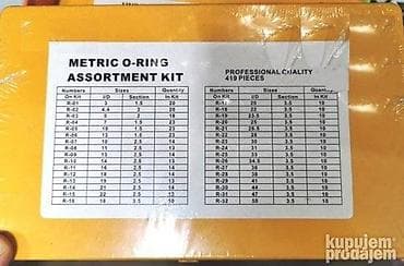 alko test cena: Set O-ring gumica od 382kom. specifikaciju imate na slici — 2