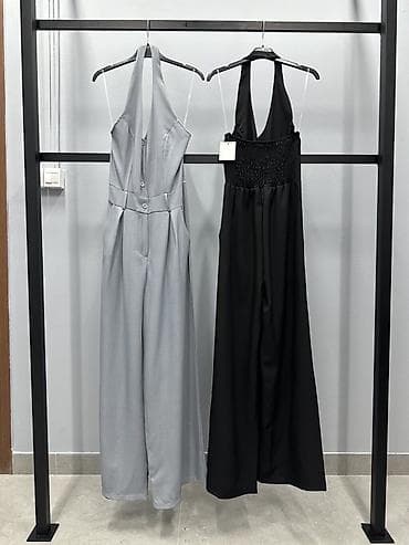 kombinezon l: 🔥Ženski elegantni kombinezon sa širokim nogavicama 2100 din — 3