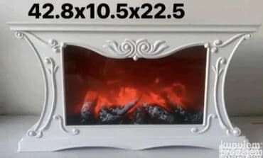 Zastave: LED dekorativna lampа – “Fireplace Lantern” - Realističan efekat — 3