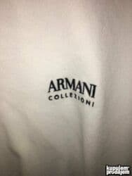 T-shirts: Short sleeves T-shirt, L (EU 52), Giorgio Armani, color - White, Cotton — 2