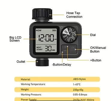 gorionici za plinske boce: PAMETNI WATER TIMER ZA NAVODNJAVANJE – NOVO ✅ Automatsko zalivanje — 3