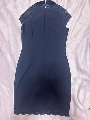 Elegantna teget haljina – Green World, veličina XL NOVA - Kroj: uska