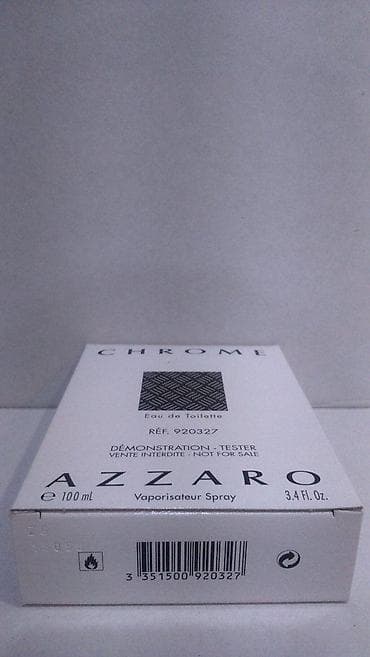 Personal Items: AZZARO CHROME EDT100ML TSTR | Azzaro Chrome edt100ml tstr. Original — 6