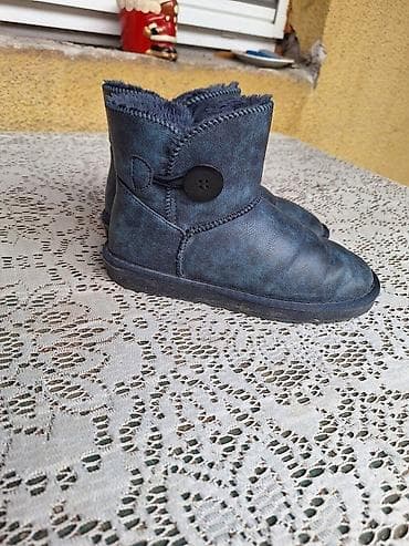 kožne starke converse: Tople čizme „šunjalice“, broj 37 - Unutrašnje gazište: 23,5 cm - — 1