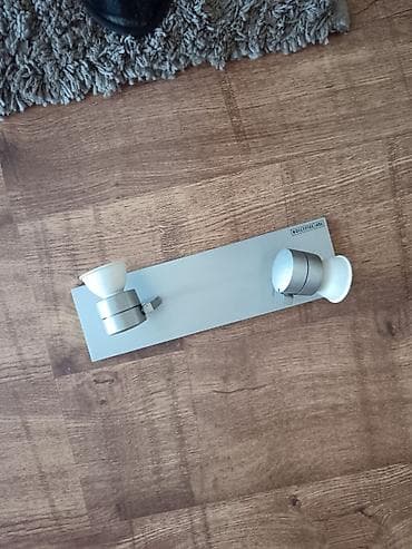 Dvoslojna zidna LED/halogena spot rasveta na metalnoj osnovi. - Dve na lalafo.rs Dvoslojna zidna LED/halogena spot rasveta na metalnoj osnovi. - Dve