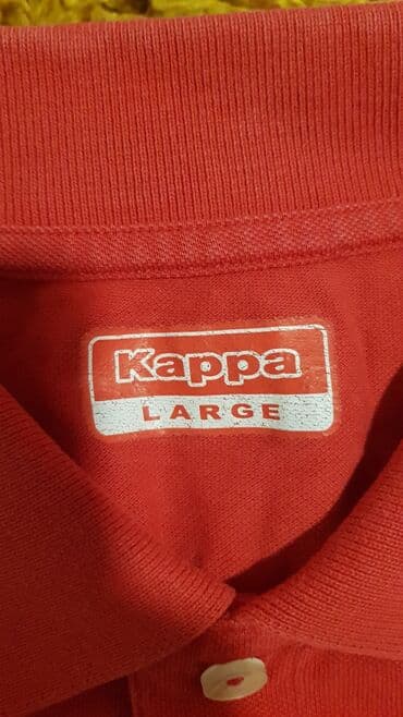 original tech fleece etiketa: Short sleeves T-shirt, L, Kappa, color - Pink, Cotton — 2