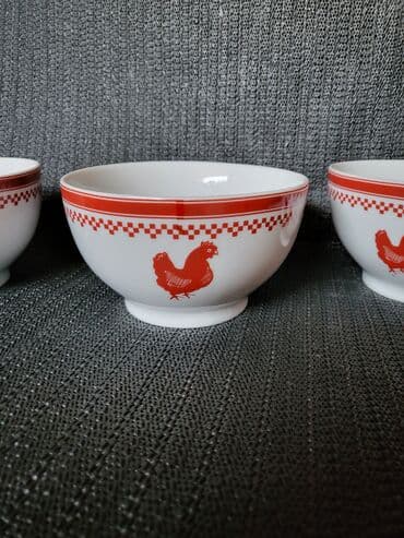 silikonski set za kuhinju: Cinije nove,vintaz za supe,corbe itd. pun porcelan. Komada 3 u — 5