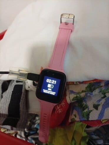 papuce sa masnom: Dečiji pametni sat – roza - Model sa ekranom u boji i silikonskom — 5