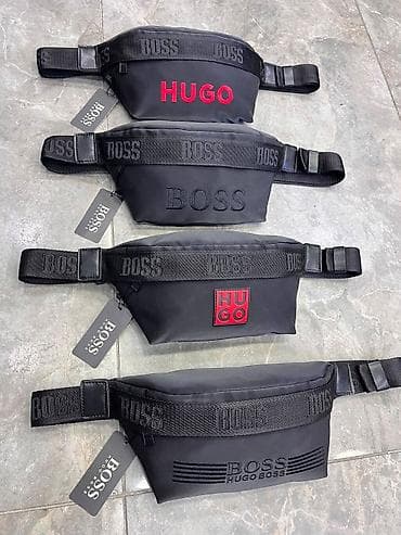 crna lakovana torbica: Muške torbice za nošenje preko grudi (slim “crossbody/waist bag”) – — 2