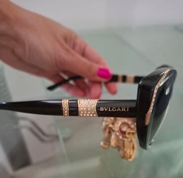 baguette torbica: Naočare za sunce, Bulgari, bоја - Crna — 2