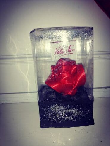 abc prasak za ves: Ruza saten rucni rad idealan poklon za 8 mart 1 na stanju 500 din — 1