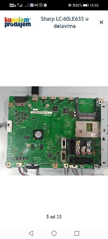 price sa zvucnikom: Sharp LC-60LE635 – delovi i module Dostupni originalni delovi sa — 4