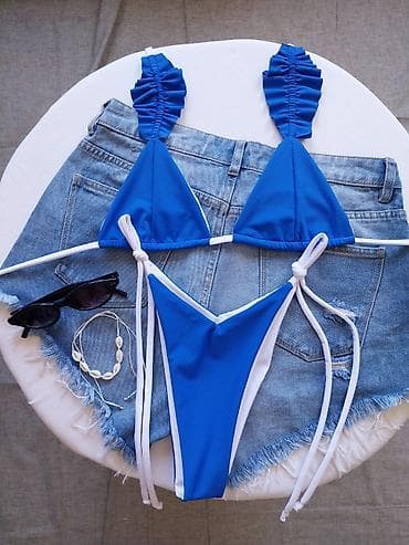 chile kompleti: Dvodijelni kupaći kostim – moderni set sa trokut topom i visokim — 8