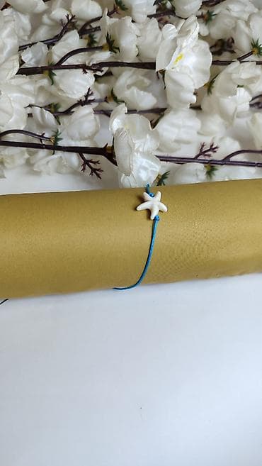 narukvice od konca: Narukvica sa morskom zvezdom – letnji minimalistički detalj - — 3