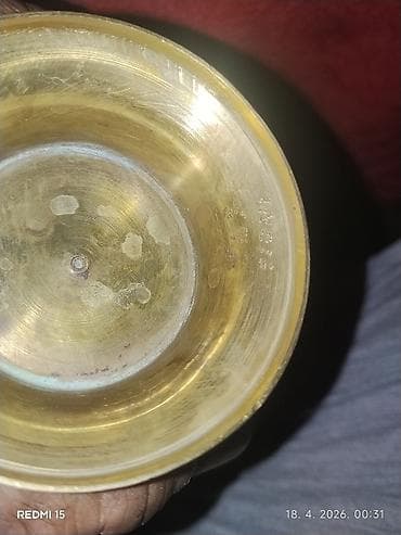 za kucu stvari: Mesingani dekorativni ibrik/džezva sa gravurom - Materijal: masivan — 4