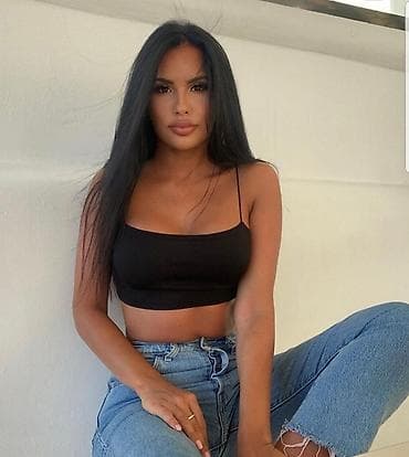 Crop top na bratele sa elastinom