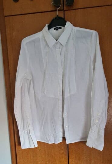 zara helanke sa prorezom: L (EU 40), Spandex, Single-colored, color - White — 1