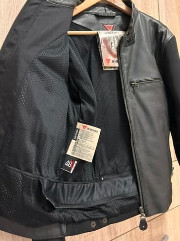 muske bunde od krzna: Kožna jakna Prava koža, bоја - Crna — 4